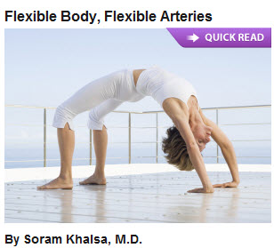 Flexible arteries yoga pilates 
